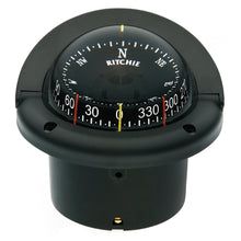 Load image into Gallery viewer, Ritchie HF-743 Helmsman Combidial Compass - Flush Mount - Black [HF-743]
