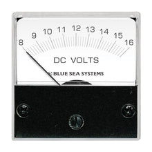 Load image into Gallery viewer, Blue Sea 8028 DC Analog Micro Voltmeter - 2&quot; Face, 8-16 Volts DC [8028]
