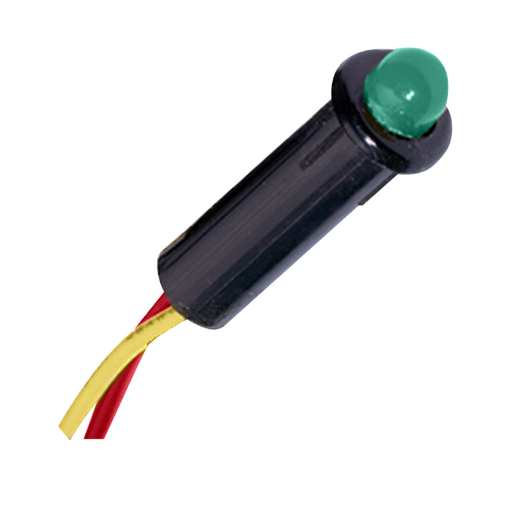 Paneltronics LED Indicator Light - Green - 240 VAC - 1/4