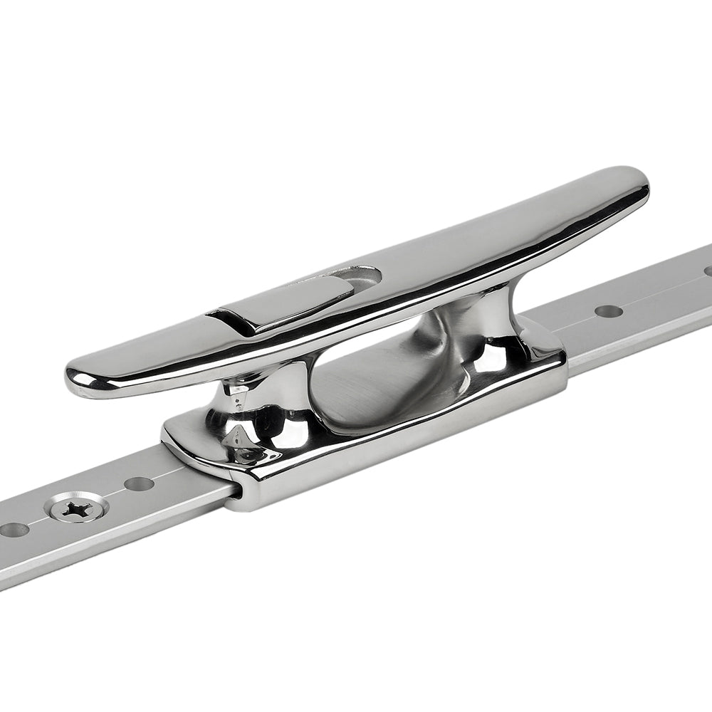 Schaefer Mid-Rail Chock/Cleat Stainless Steel - 1