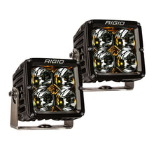 Load image into Gallery viewer, RIGID Industries Radiance Pod XL - Black Case w/Amber Backlight - Pair [32205]
